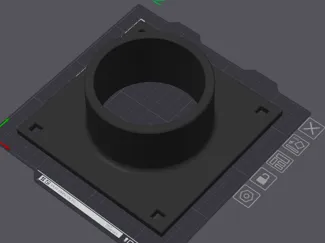 Abluft für 100mm Rohr