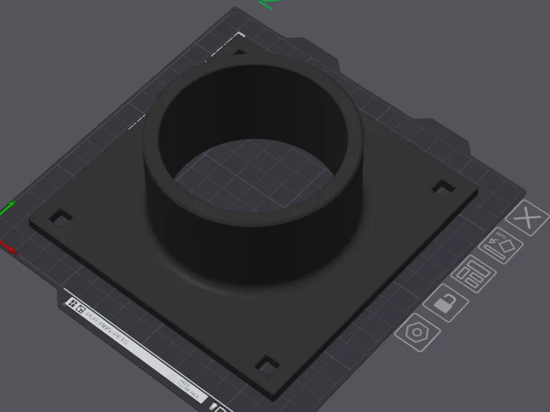 Abluft für 100mm Rohr