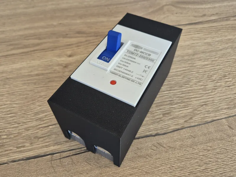 Full Cover for large 2 Pole DC Breakers (Tomzn)
