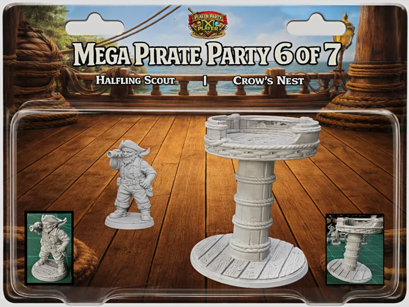 Mega Pirate Party Scout 6 of 7: Halfling Scout 