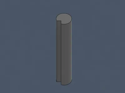 Adjustment Cylinder 18mm Round Rod (5x5mm Groove)