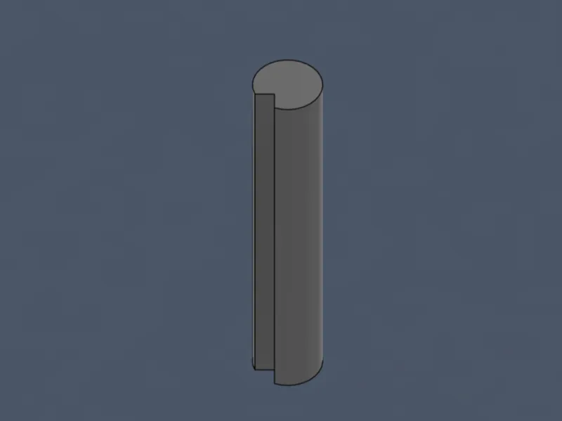 Einstellzylinder 18mm Rundstab (5x5mm Nut)
