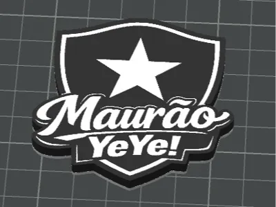 Botafogo Maurão (Mauro) magnet and keychain
