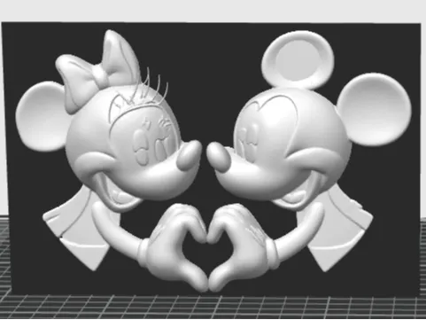 Bassorilievo Disney Minnie due versioni 