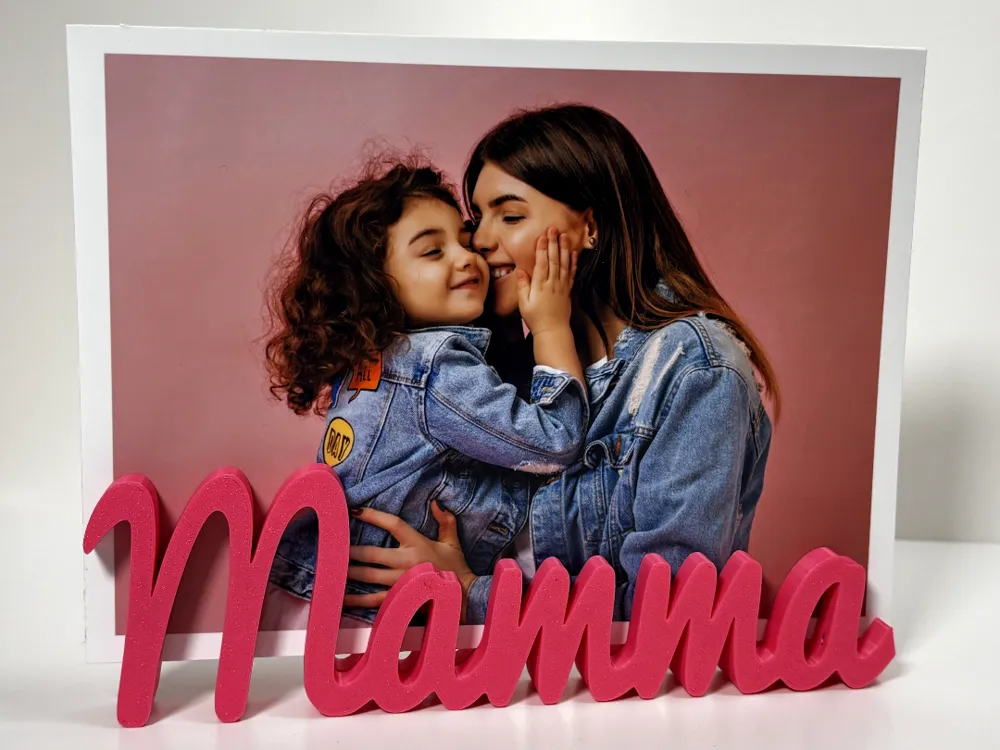 Mom's photo frame Mom's wallet Mother's Day - Free 3D Print Model ...