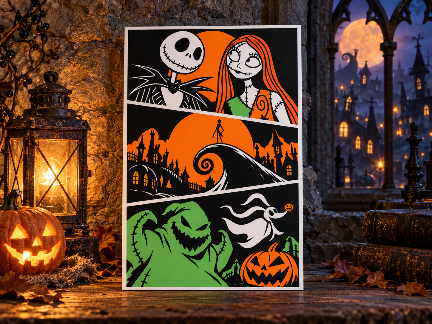 The Nightmare Before Christmas Storyboard Wall Art - 1