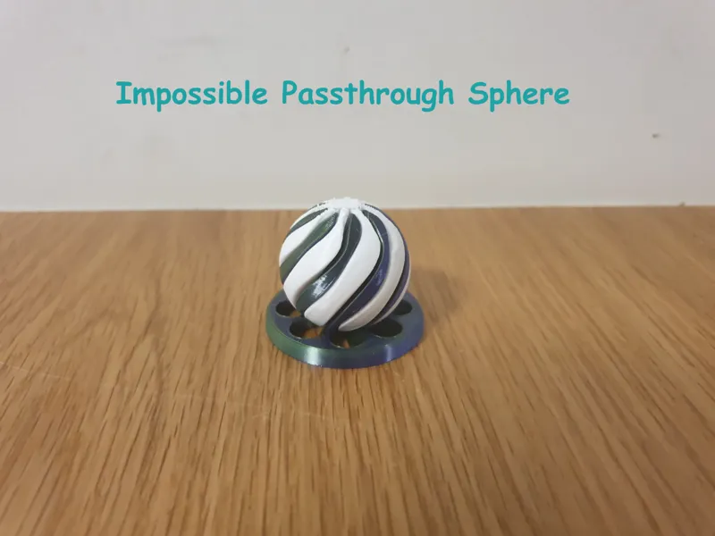Impossible Passthrough Sphere Fidget