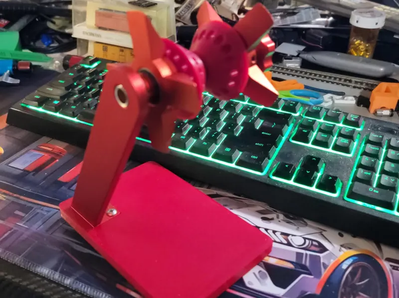 External spool holder plate &  spool adaptors