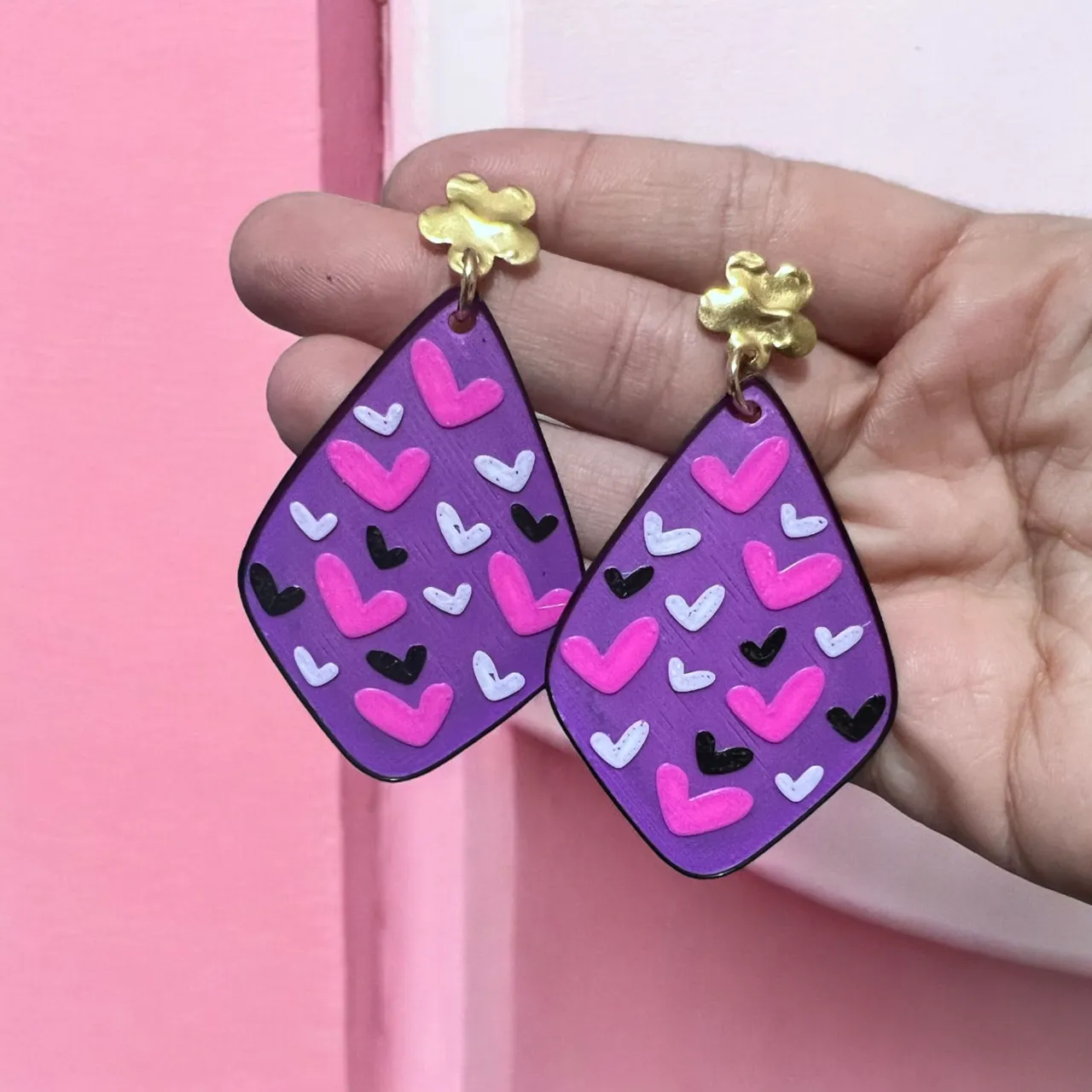 Pendientes corazones view 2