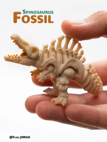 Letrero o emblema decorativo: Mini Articulated Skeletal Spinosaurus — vista de referencia 2