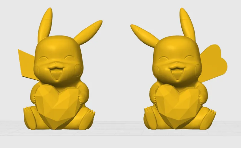 two love pikachu 公母皮卡丘相恋