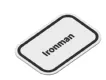 Ironman Schild