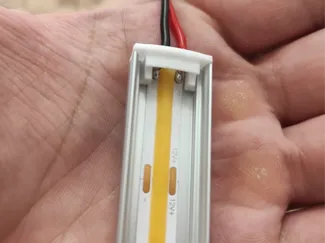Aluminum profile plug for LED strip
