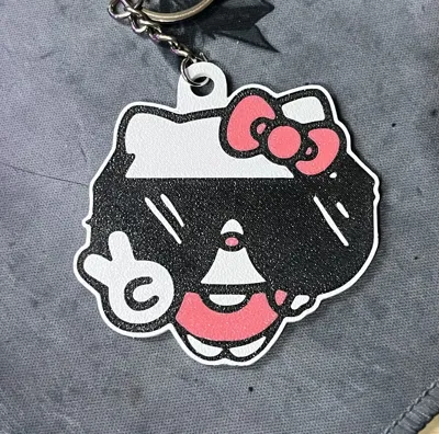 HELLO KITTY KEYCHAIN - Free 3D Print Model - MakerWorld