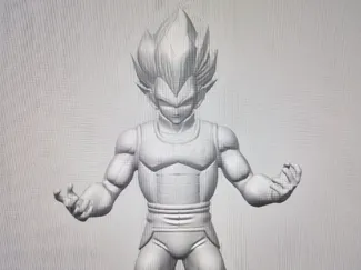 Action figure Vegeta Dragon Ball Super Monocromati