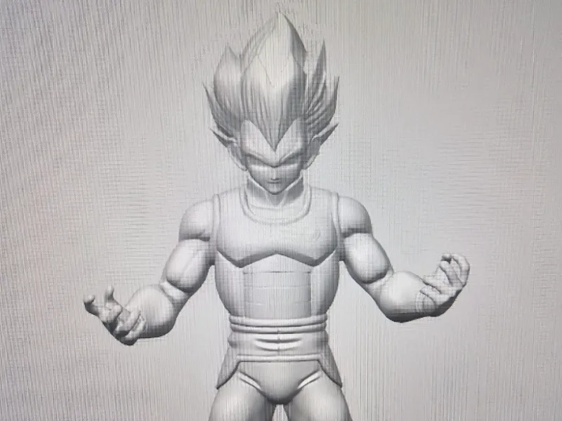 Action figure Vegeta Dragon Ball Super Monocromati