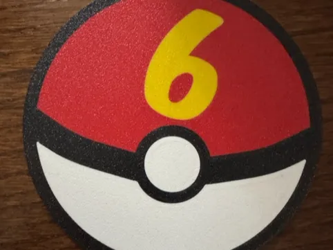 Topper Pokemon Customizable Text