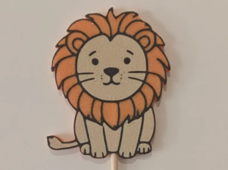 SIMPATICO LEONCINO CAKE TOPPER