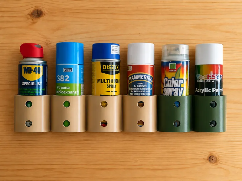 Holder for WD40, 3DLac and other sprays