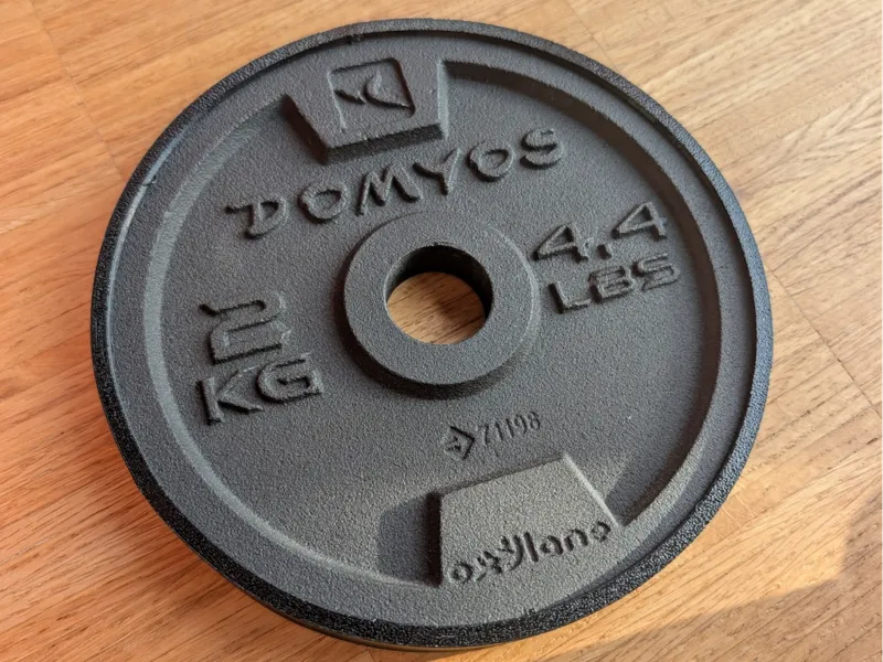 TPU Schutzring für 2kg Gewichtsscheiben
