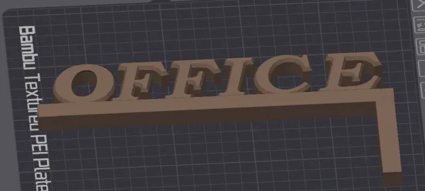Panneau d'angle pour porte de bureau