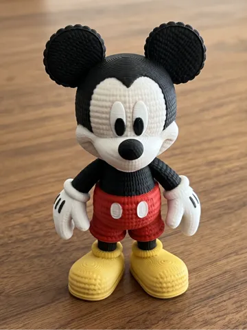 Figura decorativa: Knitted Mickey Mouse — vista de referencia 2