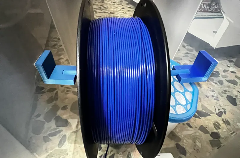 spool holder for dry box.