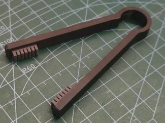 Nozzle cleaning tool (tweezers-like design)