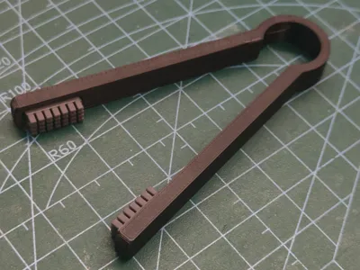 Nozzle cleaning tool (tweezers-like design)