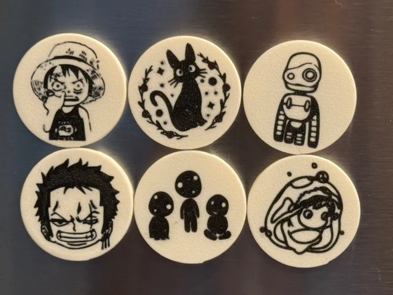 Anime Character Magnets