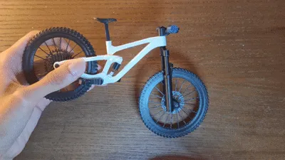 Full Suspension Model Mountain Bike (enduro bike) view 3
