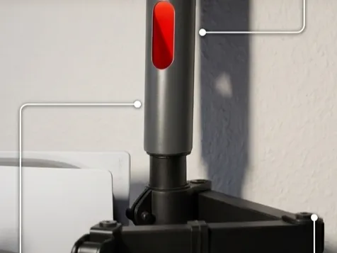 Monitor Halter– ThinkVision auf Stange | Ø 32mm