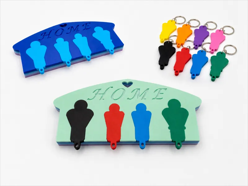 Key chain Family Home Magnetic Key Holder