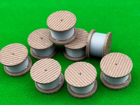 Modelo para impresión 3D: Kabeltrommel Spur H0 1:87 Ladegut Modelleisenbahn — referencia de MakerWorld