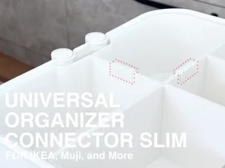 IKEA RÅSKOG & Muji Organizer Connector Clip Slim
