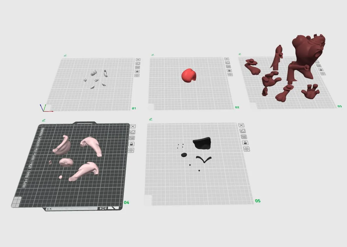 Tasmanian Devil - No AMS - Easy assembly view 2