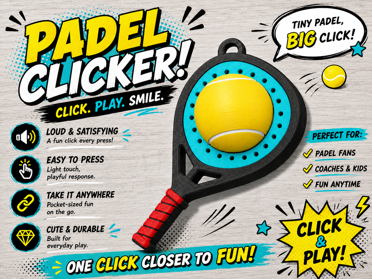 Padel Tennis Clicky - 1