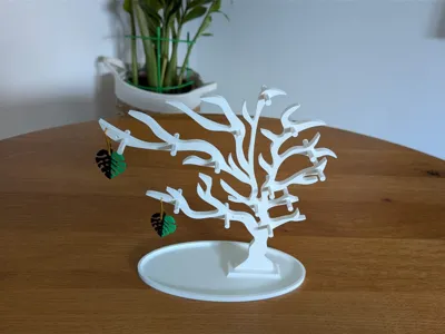 Decorative stand for earrings jewelry trinkets.