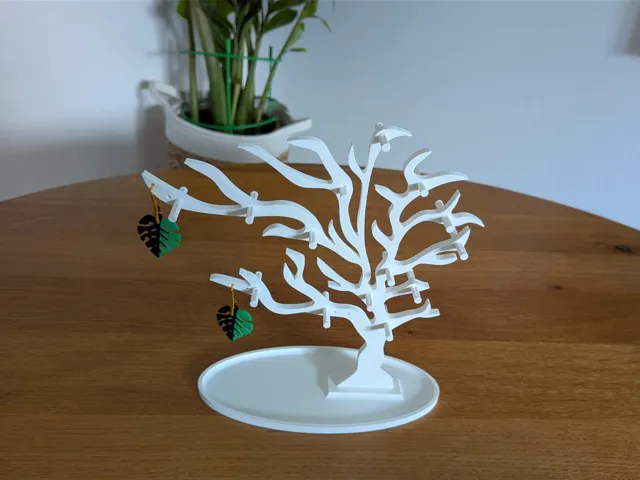 Decorative stand for earrings jewelry trinkets.