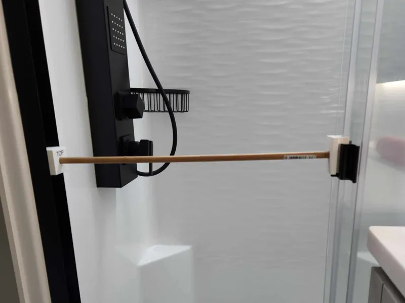 Brinkley shower door lock