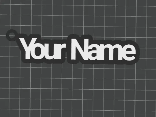 customizable keychain