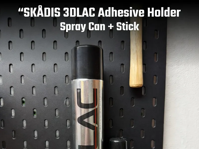 SKADIS 3DLAC Adhesive Holder (Spray + Stick)