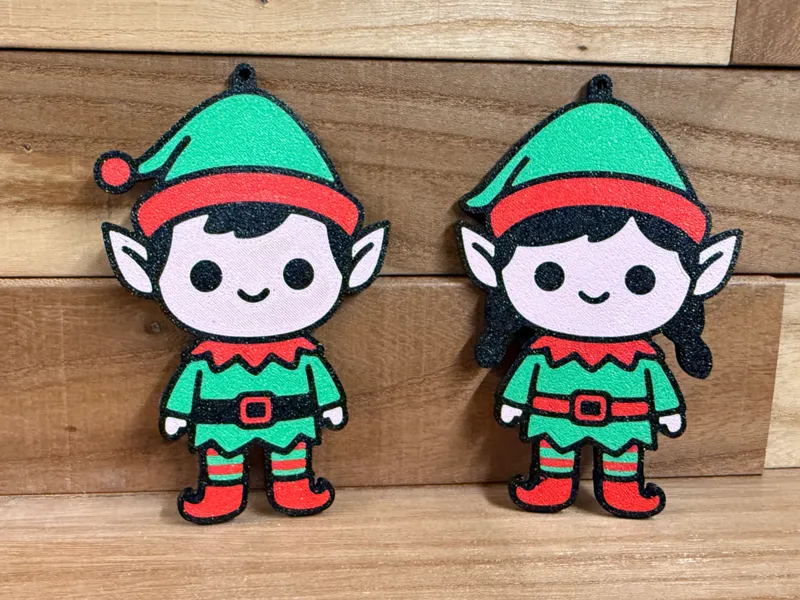 ELFI DI NATALE da appendere all'Albero di Natale
