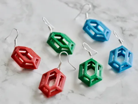 Rupee Earring view 3