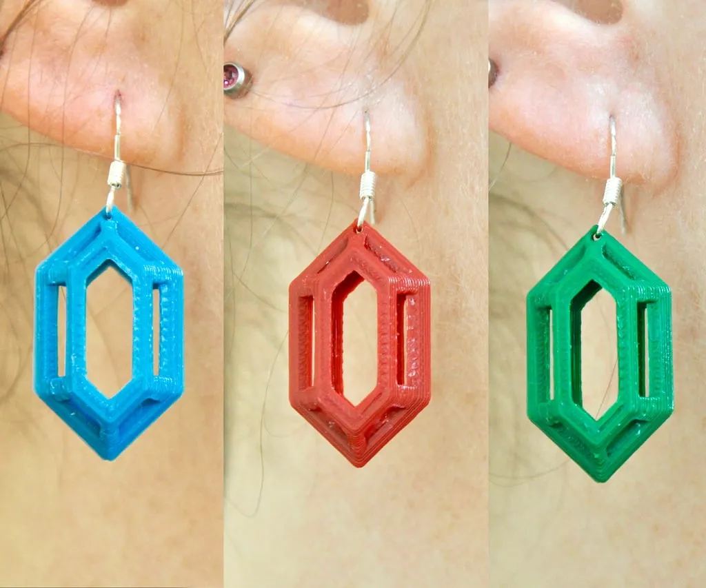 Rupee Earring view 2