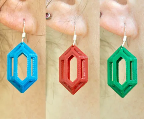 Rupee Earring view 2