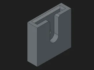 Blitzschuh Wandhalterung 2mm Platte