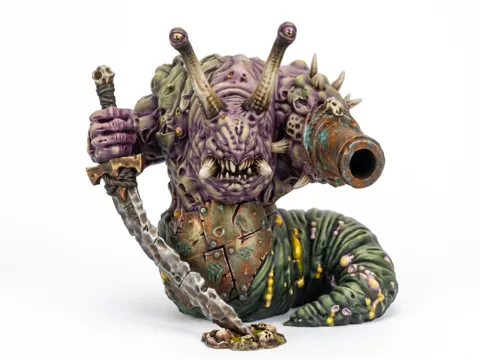Escenografía en miniatura: Demon Snail Prince Wargaming Grimdark / Fantasy — referencia de MakerWorld