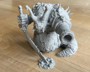 Escenografía en miniatura: Demon Snail Prince Wargaming Grimdark / Fantasy — vista de referencia 3