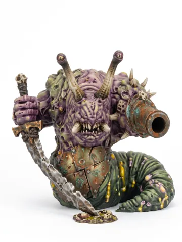 Escenografía en miniatura: Demon Snail Prince Wargaming Grimdark / Fantasy — vista de referencia 2